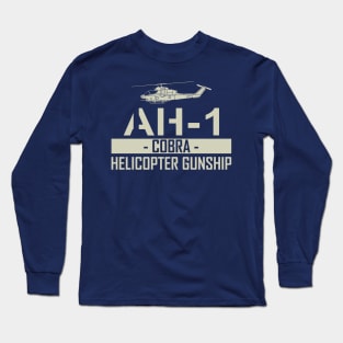 AH-1 Cobra - Helicopter Gunship Long Sleeve T-Shirt